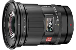 Viltrox AF 16mm F1.8 Full Format Obiettivo per Nikon Z Mount, Obiettivo Grandangolare Autofocus Digitale DF per Fotocamera, con Schermo LCD, AF/MF a Pulsante Regolabile per Fotocamere Nikon Z-Mount