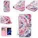 Produktbild Nancen Samsung Galaxy S7 / SM-G9300 (5,1 Zoll) Schutzhülle / Lederhülle, Hoch Qualität Flip Case PU Material Leder Handytasche, Bunt Helle und Lebendige Farben Muster - mit Standfunktion Brieftasche Karten Slot Wallet Etui Handy Zubehör