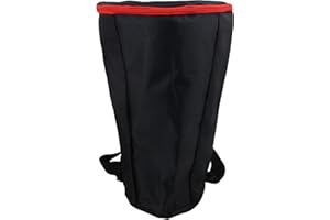 bstinay Housse de Transport en Nylon pour djembé Uniquement Compatible avec Les Tambours africains, Noir, Classique
