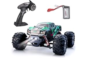 VATOS zdalnie sterowany samochód 4WD RC 26 km/h terenowy samochód 1:20 RC potwór 2,4 GHz elektryczny samochód wyścigowy RC crawler zabawka dla dorosłych i dzieci (zielony-1)