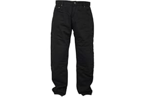 newfacelook Schwarze Motorradhose Rüstungen Motorrad Hose Jeans Kommt mit Aramid verstärkt Schutzauskleidung