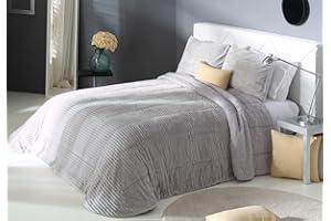 CIBERDESCANS Edredón de Invierno con Sherpa o Borreguito Pradesh del REIG Marti (C.08, Cama 180cm)