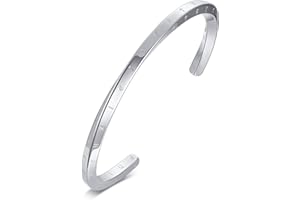 VNOX Wikinger Schmuck-Mobius Cuff Armreif für Herren Damen Edelstahl Viking Runes of Nordic Amulett Armband für Herren,Wikinger Fans Schmuck Geschenk