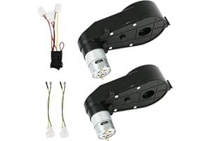 Inscrip Motor eléctrico, motor de accionamiento de alta velocidad, caja de engranajes para motor eléctrico, caja de engranajes, motor de accionamiento para juguetes, conducción, coche, piezas de