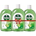 Dettol Liquid Disinfectant for Floor Cleaner, Surface Disinfection , Personal Hygiene (Lime Fresh , 200ml- Pack of 3)