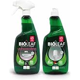 BIOLEAF&reg; Toilet Gel + Descaler Baths Pack 2 &times; 750 ml | Anti-Limescale Bath Cleaning | Biodegradable Formula with Marine Essen
