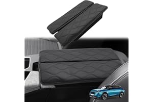 GAFAT Compatible avec Peugeot 3008 GT Allure E-3008/5008 E-5008 2024-2026 Housses d'Accoudoir, Housse de Protection pour Console Centrale, Cuir Microfibre PU, 3CM Épaisseur, 3008 2025 Accessoires