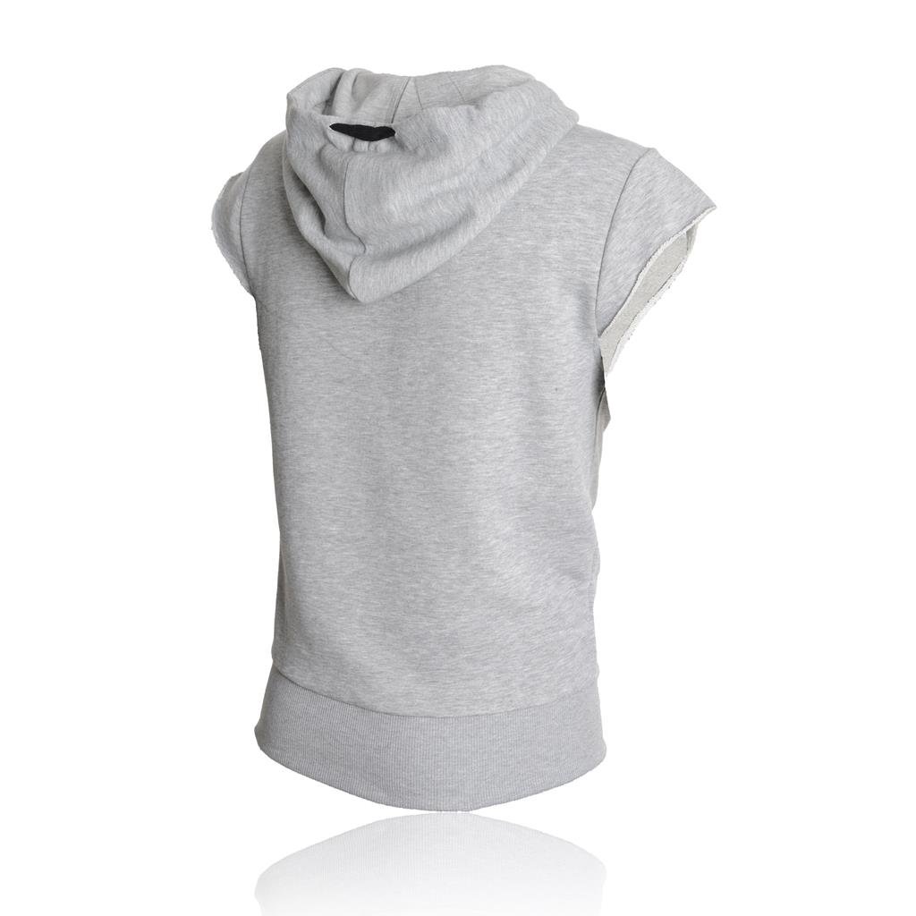maglietta maniche corte con cappuccio