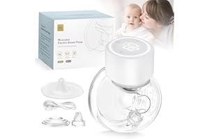 Anluomafuy Milchpumpe Elektrisch Tragbare, Elektrische Milchpumpe Freihändig, LED Display, 3 Modes & 9 Levels, Privat, Schmerzfrei, Leise, BPA-frei, Perfect for Nursing Mothers, Weiß