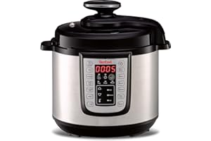 Tefal CY505E Fast & Delicious Multikocher | elektrischer Schnellkochtopf | 6 L Kapazität | 25 Automatische Programme | Bis zu