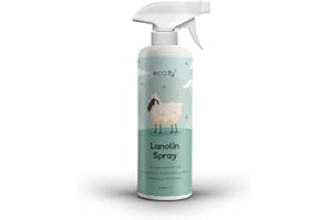 ‎ECO:FY eco:fy Lanolin-Spray, flüssiges Wollfett als Spray zum Nachfetten von Wollkleidung, Wollhosen und Wollschuhen, pestizidfrei und von Bio-Schafen, schnelle Wollpflege (500 ml)