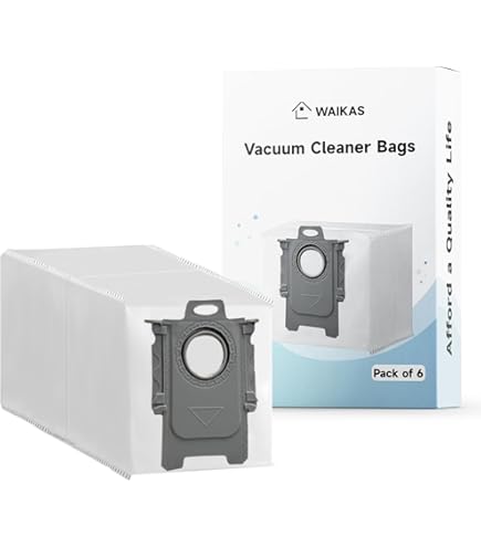 S8 MaxV 6-Pack Dust Bags For Roborock QRevo/S8 Series No