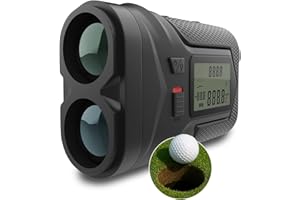 Telémetro Golf Láser 1200M con Pendiente y Vibración de Bloqueo de Bandera por WanderS – Medidor de Distancia USB-C Recargable, Aumento 6X, Modo Torneo, Pantalla Lateral – Accesorio Golf Hombre