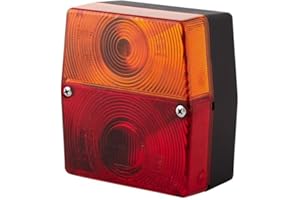 ‎HELLA HELLA Rückleuchte - Glühlampe - 12V / 24V - Anbau/geschraubt - ECE - Lichtscheibenfarbe: rot/gelb - Stecker: Flachstecker - links/rechts - Menge: 1-2SE 998 530-061