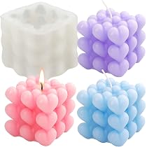 Stampo In Silicone A Forma Di Cuore Per Creare Saponette, Candele, Ciondoli E Resina - Stampo Fai Da Te Per Decorazioni E Accessori