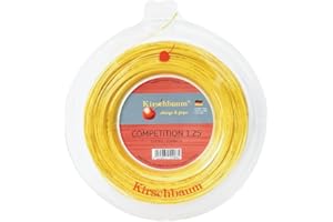Kirschbaum Competition - Carrete de cuerda de tenis, color amarillo