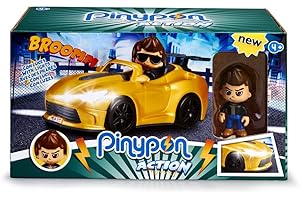 Pinypon Action - Súper Coche con la Figura de un espía y Accesorios, para niños y niñas de 4 a 8 años (Famosa 700015150)