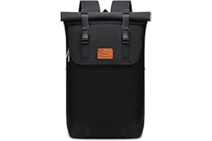 Myhozee Podróżny plecak na laptopa dla mężczyzn i kobiet, na górze rolki, wodoodporny, 15,6 cala torba na laptopa, plecak na uczelnię, podróżny, na piesze wycieczki i codzienne użytkowanie