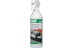 HG Detergente per Arredo da Esterno, Smacchiatore Spray per Rimuovere lo Sporco da Sedie, Tavolo da Giardino e Giocattoli, 500 ml