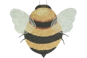 Lorena Canals Tappeto lavabile Bee per bambini per camera da letto o soggiorno. Cotton. Honey & Grey. Dimensioni: 115 x 150 cm