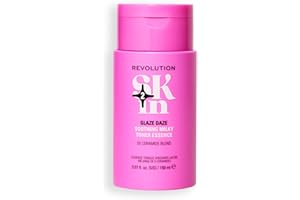 REVOLUTION SKINCARE LONDON Revolution SKin, Glaze Daze Soothing Milky Toner Essence, Tonico Lenitivo e Idratante con Ceramide, Vegano e Cruelty-Free, 150ml