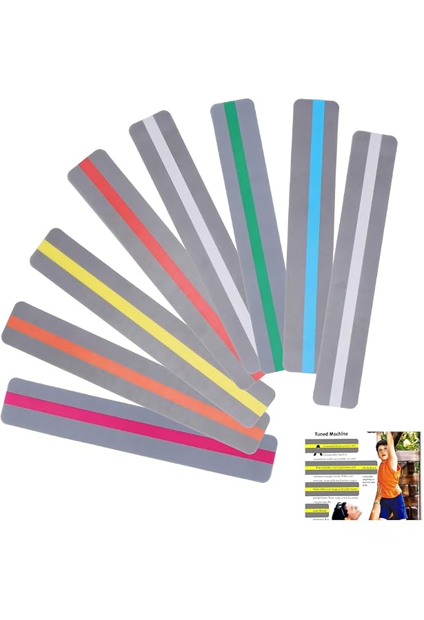 Lot De 8 Bandes De Lecture Guidées Pour Enfants – Outils Dyslexie Et TDAH – Avec Anneaux De Doigts – Couleurs Vives - 8