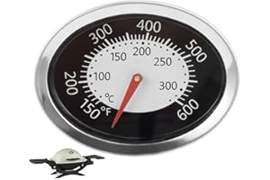 DCYOURHOME Grill Thermometer Replacement Parts for Weber Q Models (2014 and Newer)