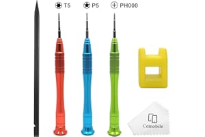Cemobile - Kit di riparazione per cacciaviti MacBook 1,2 mm, cacciavite Pentalobe Star P5, 6 punti Torx T5 e Phillips PH000, kit di riparazione per MacBook Air e MacBook Pro 13 15" con display Retina