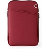 11" - 12'' İn&ccedil; Uyumlu Tablet Kılıfı Bordo Omuz Askılı Tablet &Ccedil;antası