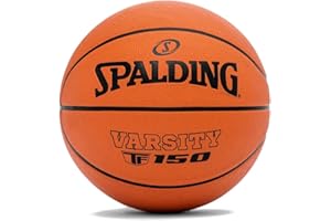 ‎SPALDING Spalding TF-150 Varsity Basketball aus strapazierfähigem Gummi | Offizielle Größe | Für alle Oberflächen geeignet | Mit Shooter's Seam für bessere Ballkontrolle