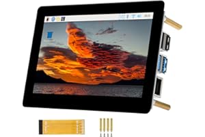 IBest 5inch DSI LCD (B) 800×480 Resolution Capacitive Touch Display IPS Screen for Raspberry Pi 4B/3B+/3A+/3B/2B/B+/A+, Compute Module 3+, Compute Module 3