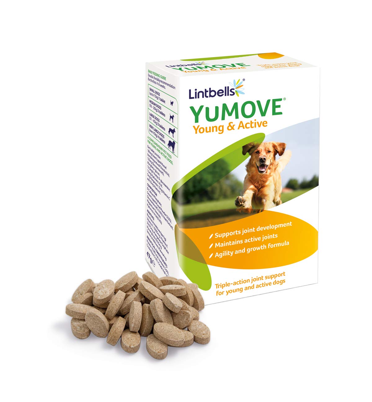 Lintbells YuMOVE Young and Active Dog Joint Supplements Dog