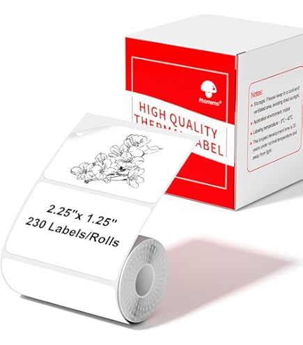 Phomemo Etichetta Termica Etichetta Autoadesiva Per Cavi Adatta Per