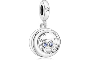 Annmors Charm Animaux Charms Animaux Cadeau Animaux Bracelet Pendentif Pour Elle 925 Sterling Silver Saint Valentin Cadeau Femme pour