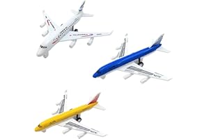 MXHBSTP 3Pcs Aeroplane Toys Set, Interesting Model Aircraft for Kids, Bright Colored Glider Planes for Kids Suitable for Birthday Gifts for Boys and Girls