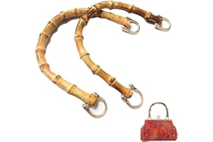 NTRUXZP Asas para Bolsos de imitar Bambu, 2 Piezas Asas de imitar Bambú para Bolsos, Asas de Bolsos de Repuesto en Forma de U, Manijas para Bolsos para Asas de Bolsos, Accesorios para Bolsos DIY