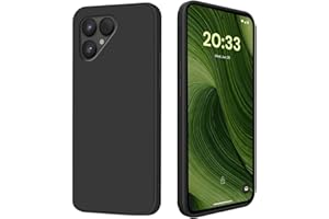 Holilo Hülle für Fairphone 6,Silikon Handyhülle Anti - Kratzer Dünn Schutzhülle Rundumschutz Stoßfest Cover-Schwarz