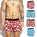 Produktbild Omiky® Boxer für Männer,PINK Heroes Slip Herren Soft Unterwäsche Sport Höschen Unterhosen,M-XXL (Rot, XXL)