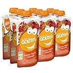 Good Goûter Pomme Passion Grenade Bio 3 x 120 g - Lot de 3 (9 Gourdes au Total)