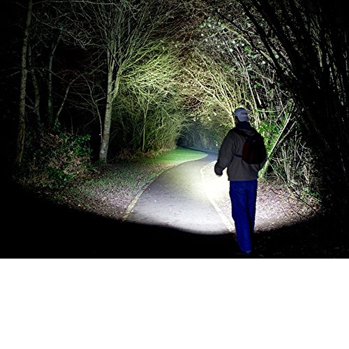 SUNSPOT 2000 Lumen Zoomable CREE XML T6 LED Taschenlampe Licht Torch Lampe + 1 x 18650 Batterien + EU Ladegerät - 6