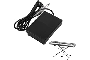 KARELLS Pedale di Sustain Universale,Sostenuto Pedale,Pedale Sustain Universale per Pianoforte Tastiere,per Tastiera Elettronica, Pianola, Pianoforte Digitale in Stile Pianoforte
