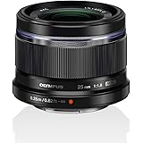 Olympus M.Zuiko Digital 25 mm F1.8 Lens, Fast Fixed Focal Length, Suitable for All MFT Cameras (Olympus OM-D & PEN Models, Pa
