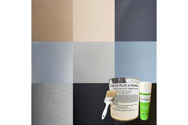 TENDEEVOLUTION Kit Ciel de Toit Voiture avec Colle en Spray, au Pinceau ou en Aérosol, Tissus Ciel de Toit Voiture avec Mousse Assortie - Plusieurs Couleurs, Facile à Installer (1,5 MT X 2 MT)