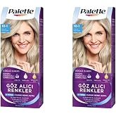 Palette G&ouml;z Alıcı Renkler Renk A&ccedil;ıcı 10-1 K&uuml;ll&uuml; A&ccedil;ık Sarı Sa&ccedil; Boyası X 2 Adet +Gliss Tarak