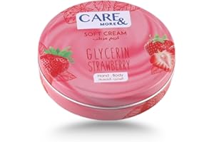 Care & more soft cream with glycerin 75 ml strawbery