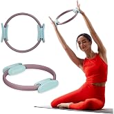 Gaiam Pilates Ring Fitness Circle - Hafif ve Dayanıklı K&ouml;p&uuml;k Dolgulu Kollar | Kolları, Uyluklar/Bacaklar ve &Ccedil;ekirdek Tonlama 