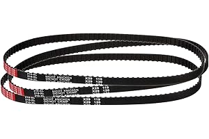 QUARKZMAN 3Pezzi 210Xl 037 Cinghia Distribuzione 105 Denti Cinghia Dentata in Gomma Nera, Larghezza 10mm, Passo 5,08mm, Parti Stampante 3D Parte Cinghia Dentata