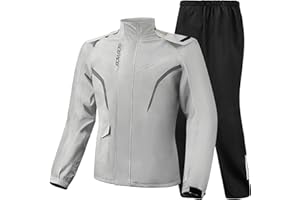 ‎SCOYCO Scoyco Motorrad-Regen-Anzug Reflektierende Arbeits-Regen-Jacke und Hose Herren Damen Alle Sport Bauernhof Fischen Motorradfahren