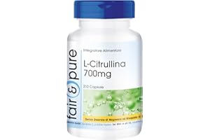 Fair & Pure® - L-Citrullina 700mg - Polvere in capsule - Vegan - 210 Capsule