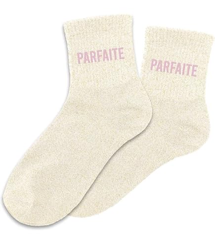 Chaussettes Paillettes Amoureuse Femme - Taille Unique 36-42 | Coton Et Polyester | Cœur Rouge